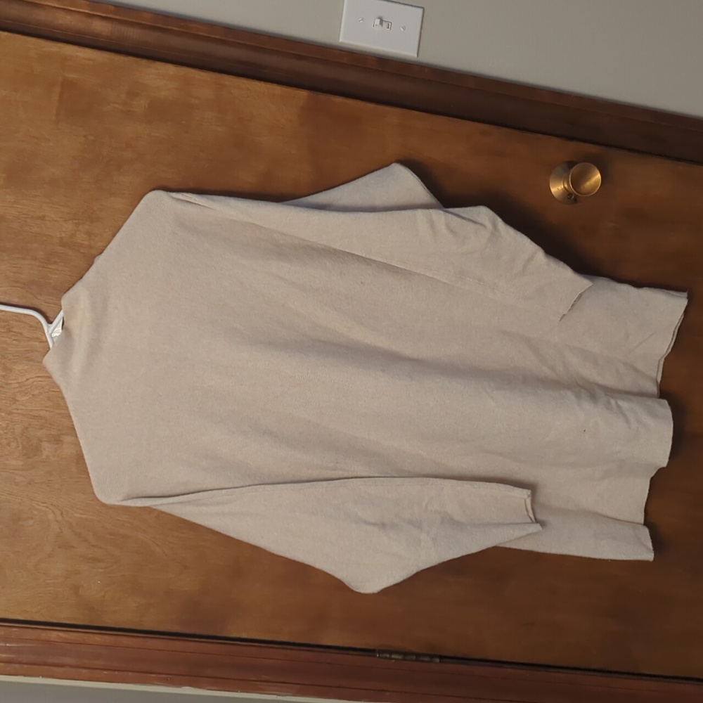 Leith Cream Mock neck Sweater
